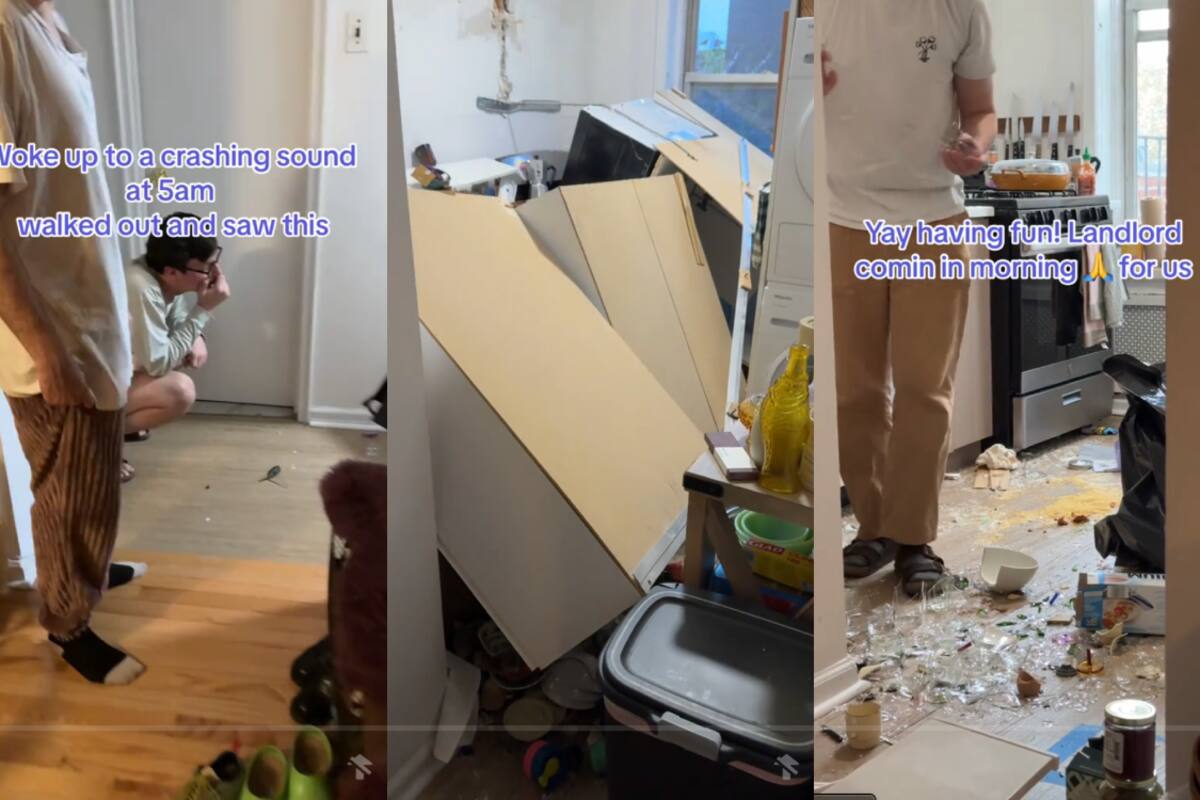VIRAL | Se despertaron a las 5 de la mañana para encontrar su cocina completamente DESTRUIDA