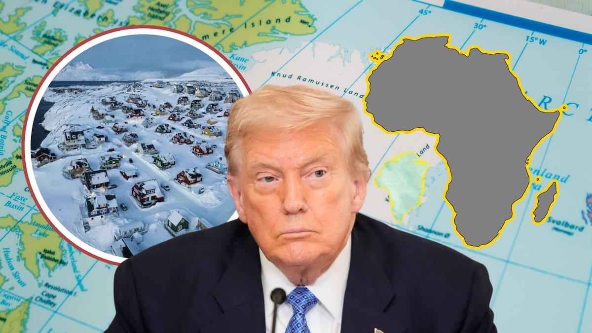 Groenlandia es más pequeña de lo que parece en los mapas y por qué Donald Trump ha generado debate internacional sobre la isla