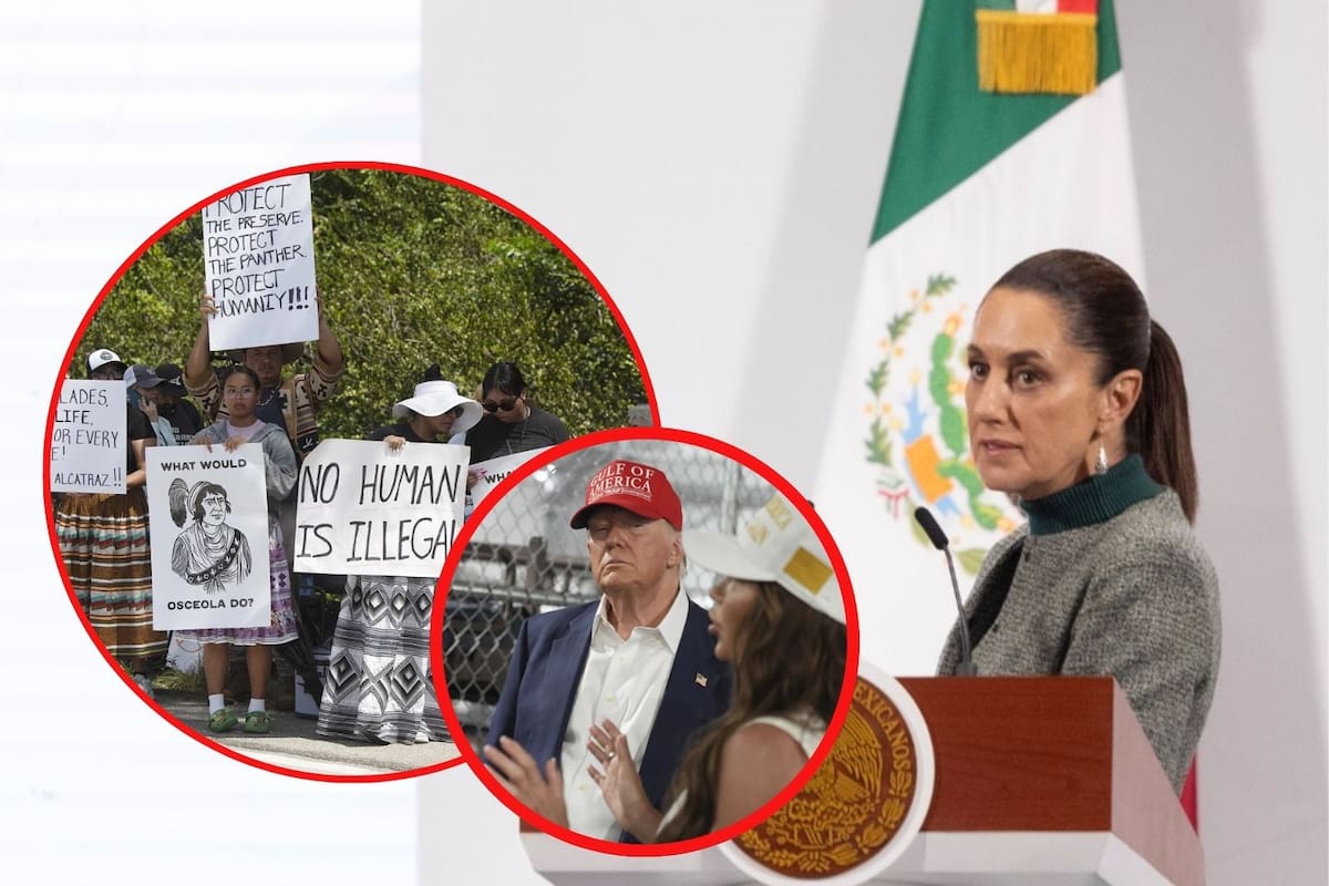 Mexicanos detenidos en EEUU deben ser enviados “de inmediato” al País, dice Sheinbaum ante inauguración del nuevo centro ‘Alligator Alcatraz’