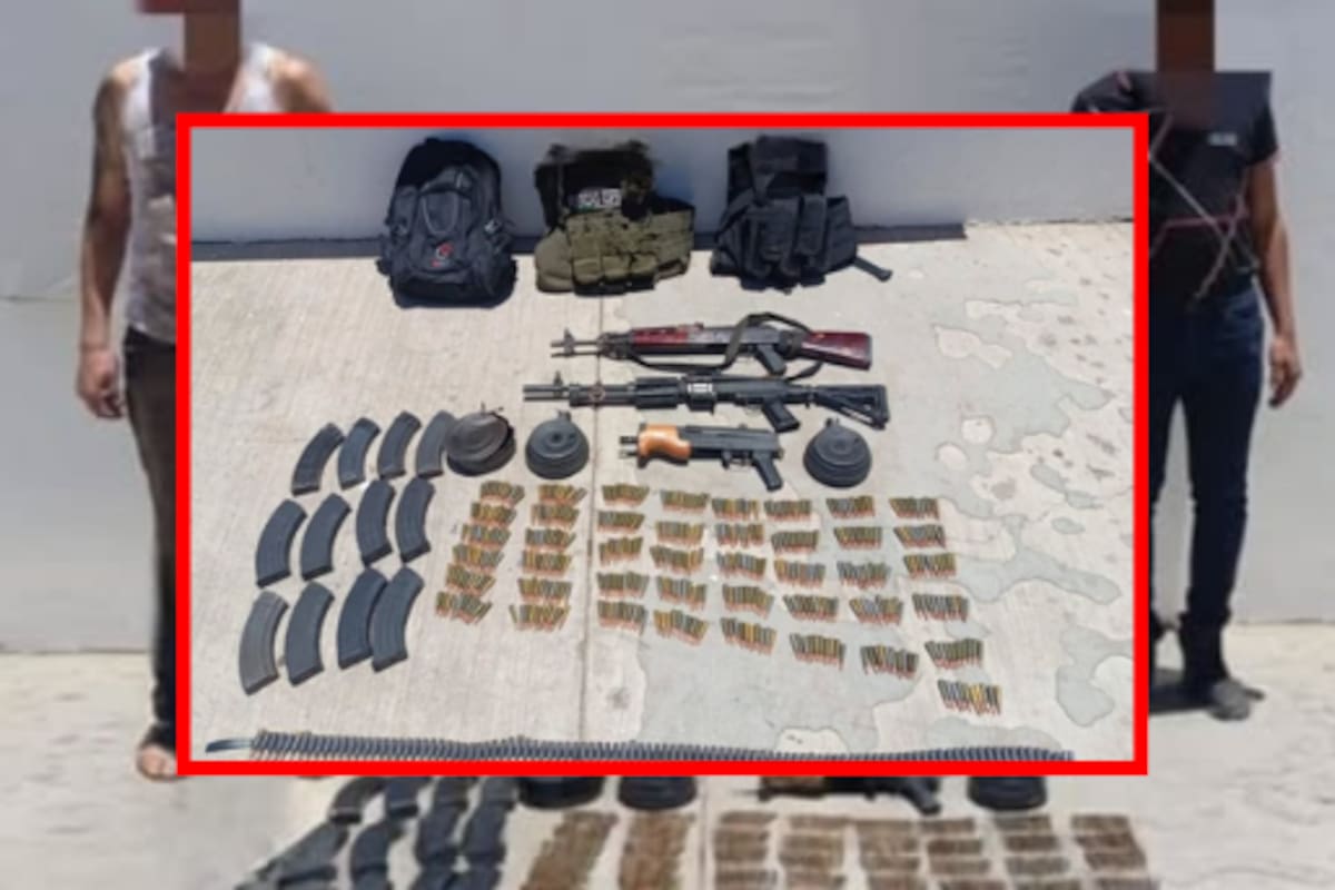 Detienen a dos hombres armados en Culiacán durante operativo conjunto