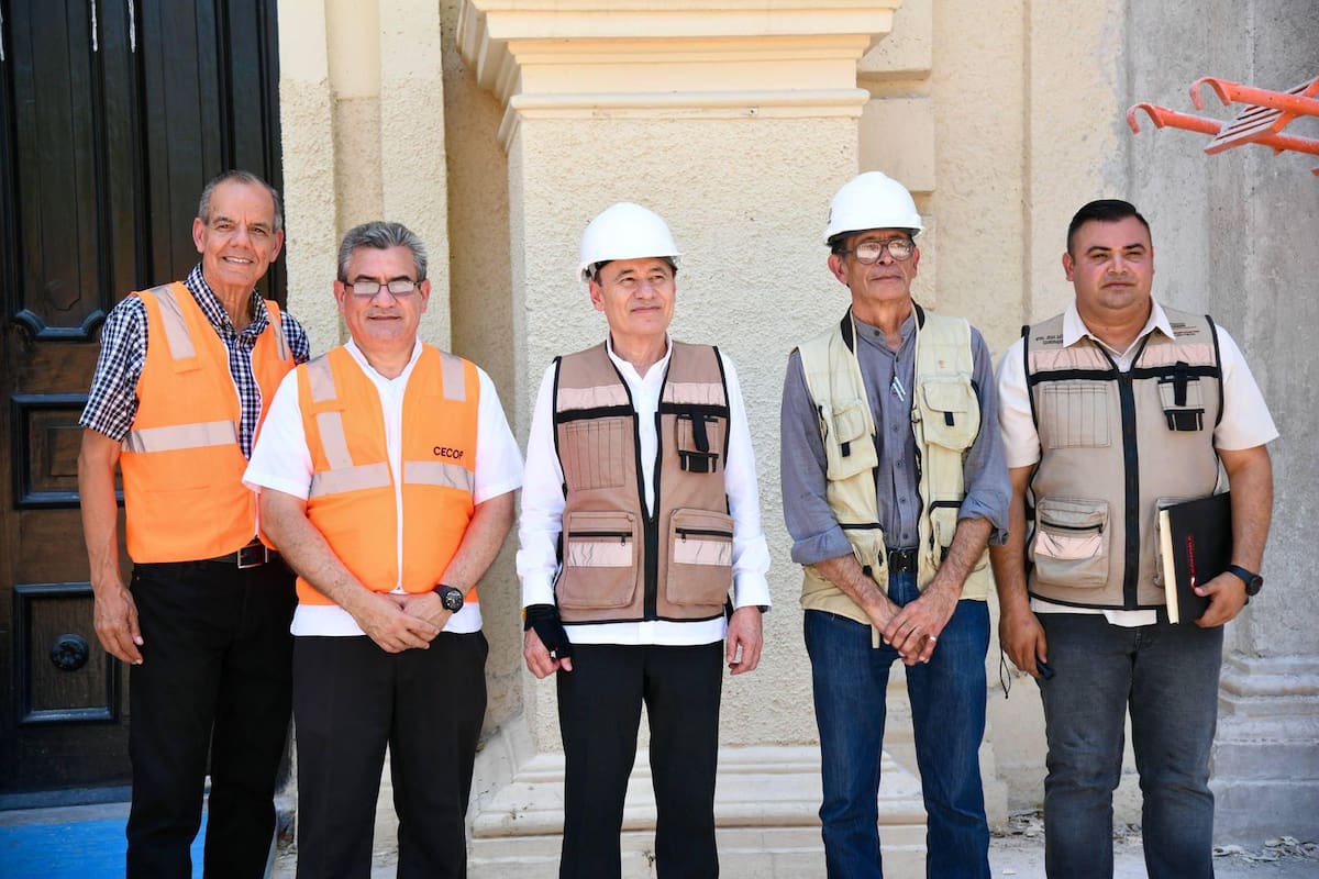 Alfonso Durazo apoya a la Catedral de Hermosillo con restauración integral