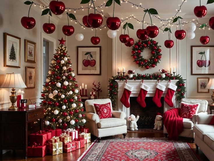 Rojo cereza: el color rey de la Navidad 2025 que está conquistando hogares y tendencias
