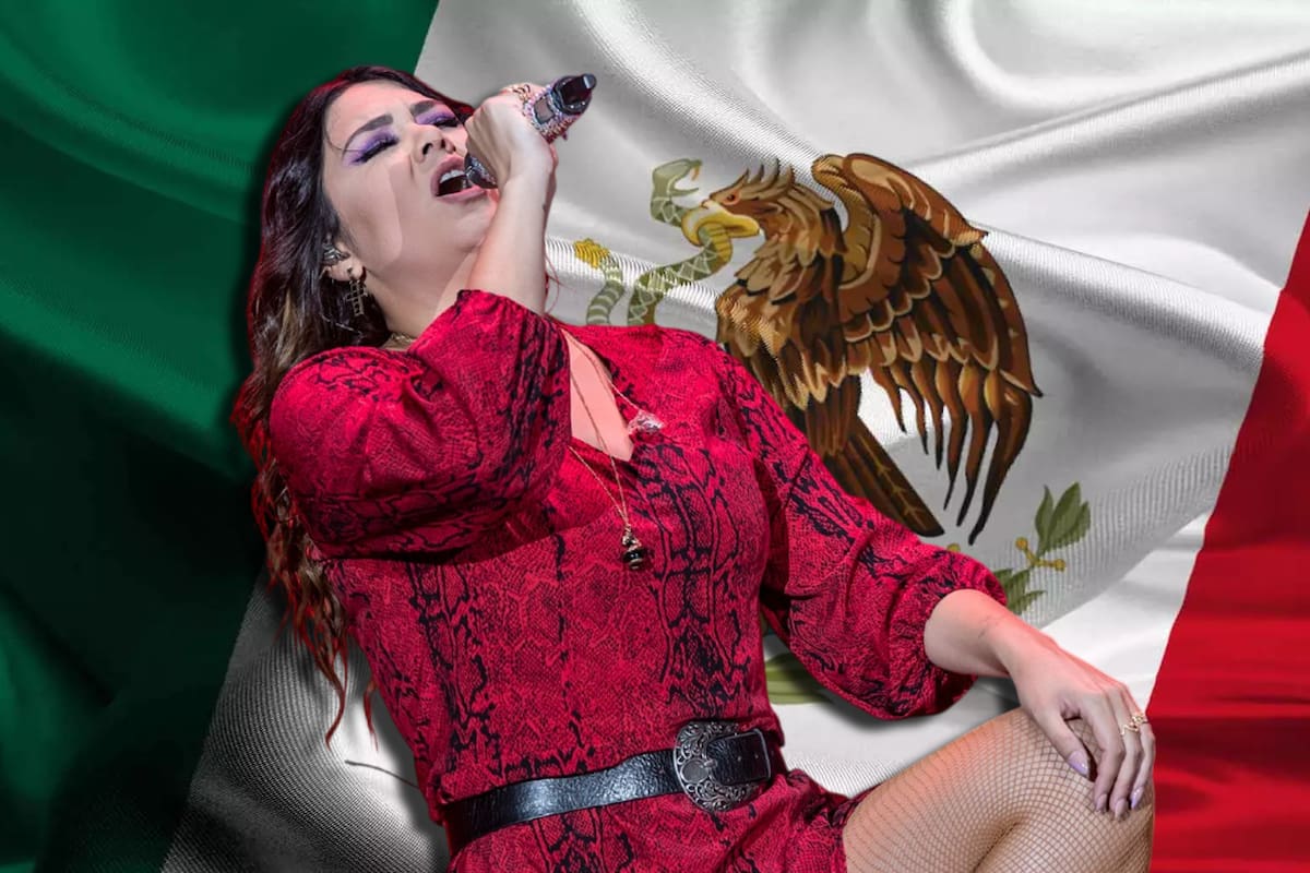 Yuridia se enfrenta con la seguridad para defender la bandera de México en su concierto en Texas