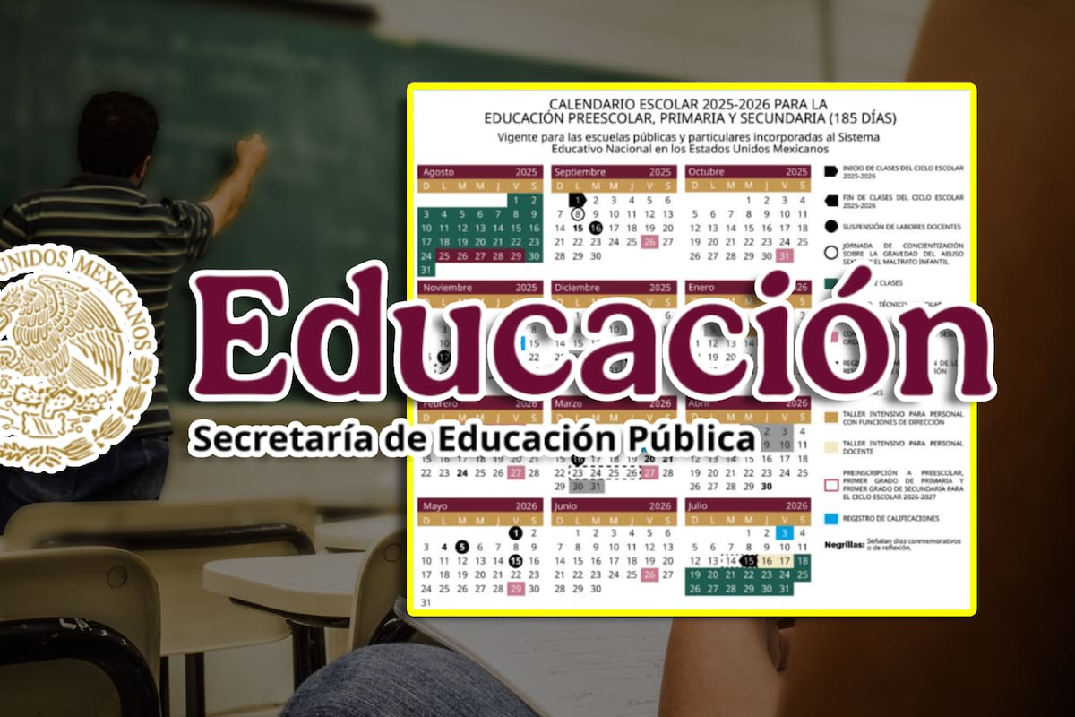 Estos serían los “megapuentes” y días feriados del ciclo escolar 2025-2026, según anteproyecto de calendario de la SEP
