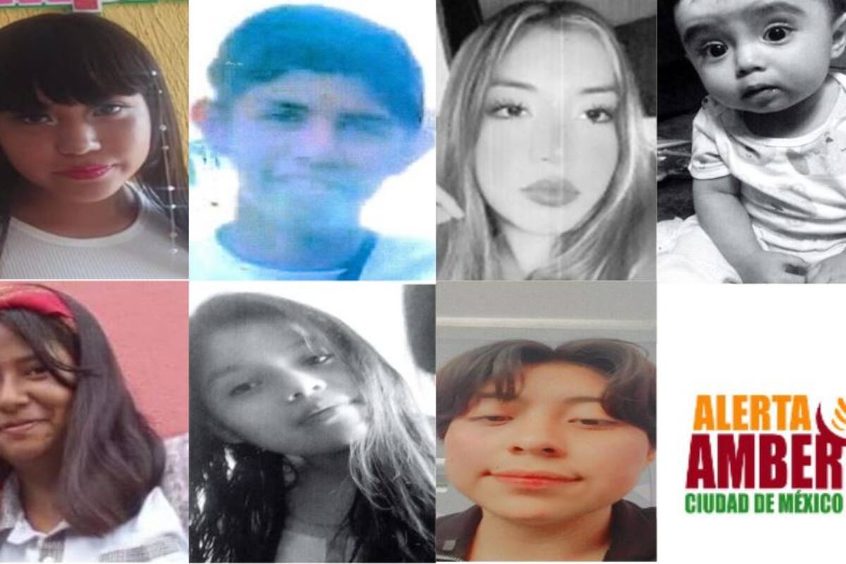Alerta Amber CDMX: Desaparecen siete menores en la capital