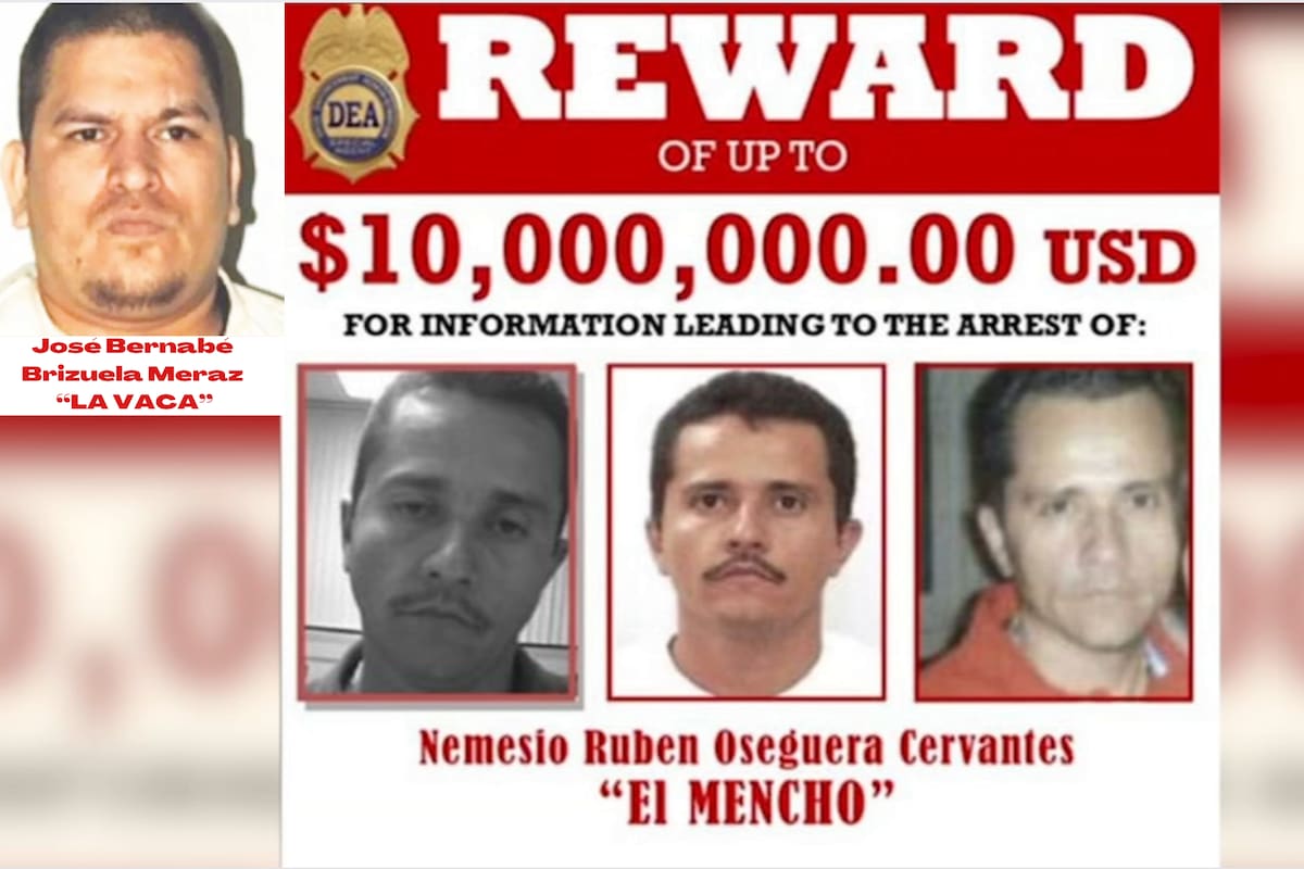 CJNG: Muerte de “El Mencho” Nemesio Oseguera Cervantes; mensaje reproducido por “La Vaca” y “Los Mezcales” desata violencia y ruptura de cárteles del narcotráfico en México