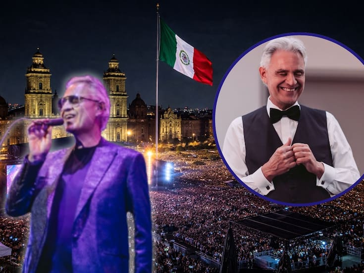 Clara Brugada confirma el concierto gratuito de Andrea Bocelli en el Zócalo de la CDMX como parte de su gira mundial para celebrar los 30 años del álbum “Romanza” junto a invitados sorpresa