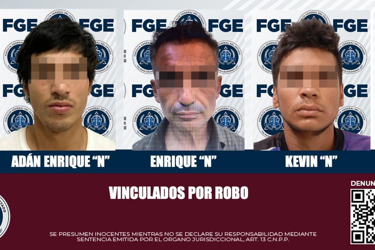 Implicados en robos violentos a comercios permanecerán en prisión preventiva