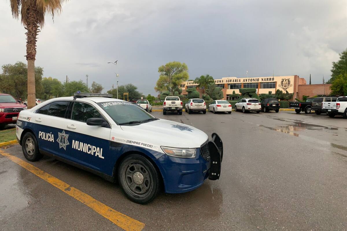 Presunta amenaza de tiroteo en Universidad de Torreón provoca movilización policial