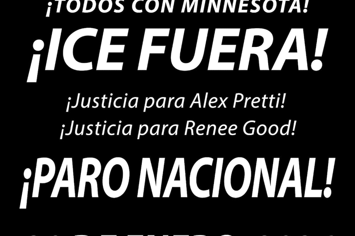 Llaman a paro nacional por operativos de ICE este viernes