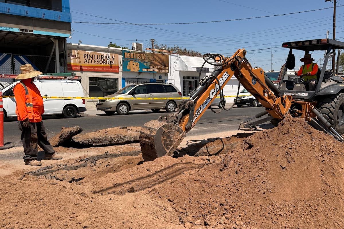 Renuevan tubería de agua potable en la Segunda Sección