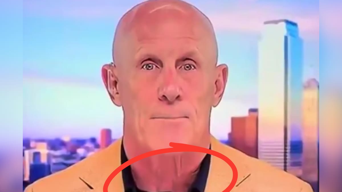 Con “máscara” en plena transmisión de Fox News: el detalle que desató teorías sobre el almirante Robert Harward (VIDEO)