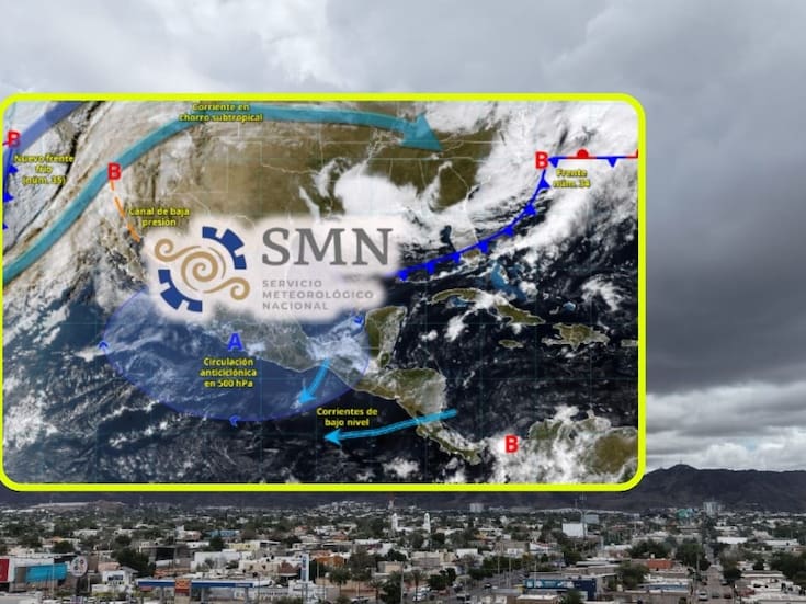 Nuevo frente frío y corriente en chorro “sacudirán” estas ciudades del Norte miércoles y jueves con rachas de hasta 90 km/h, posibles nevadas, heladas bajo cero; anticiclón provocará calor de 45°C en varios estados del Sur