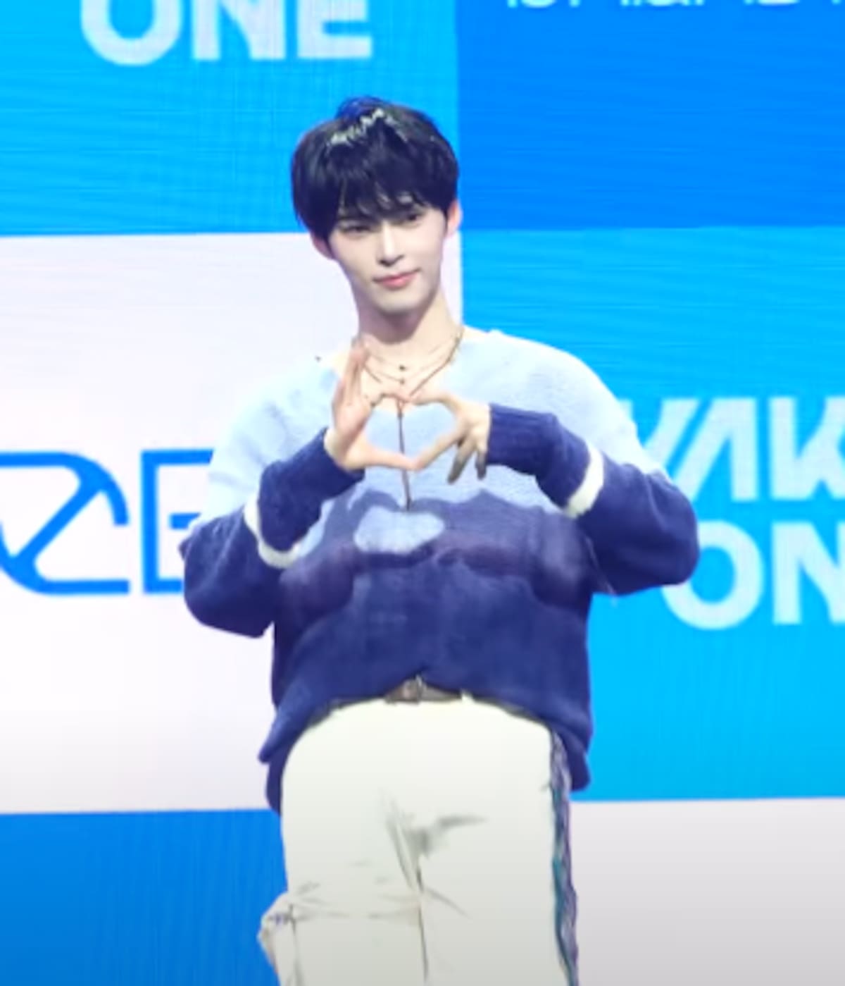 Sung Han Bin de ZB1. / Captura de pantalla, Dispatch.