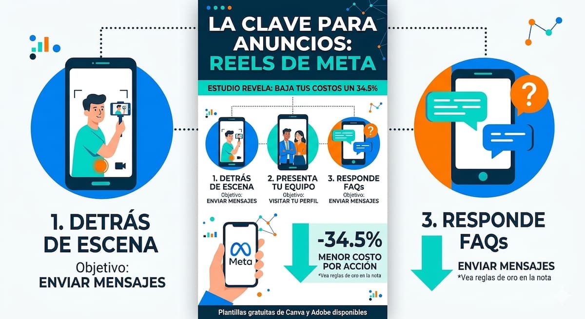 Meta te dice cómo beneficiarte de los reels.