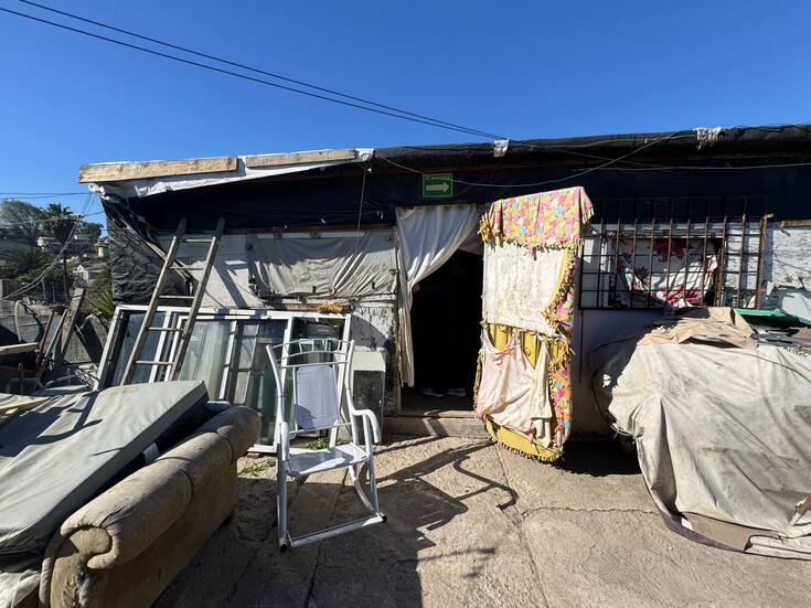 Derrumbe afecta a asilo de ancianos por los deslizamientos en la ‘Sánchez’