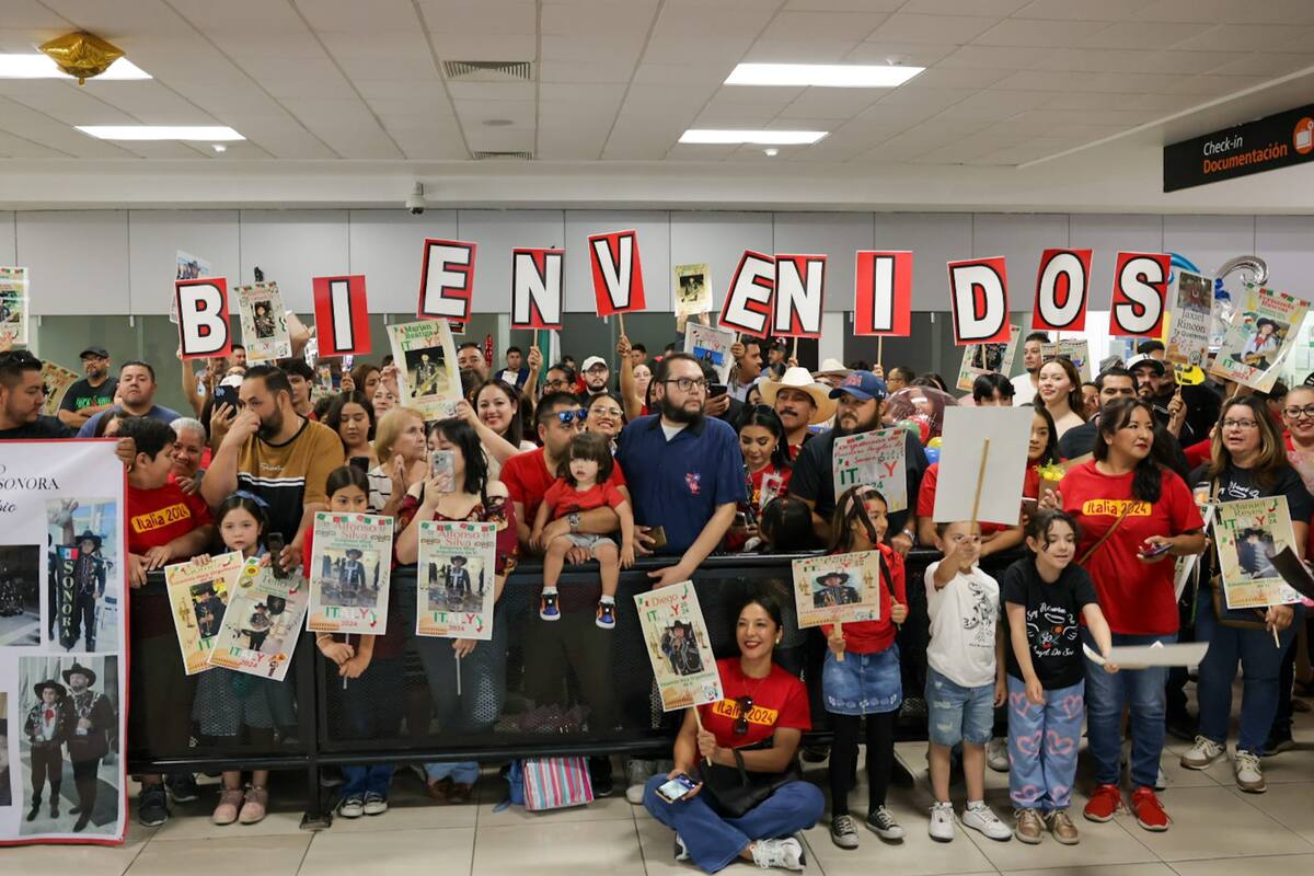 Regresa de Italia la banda musical de San Luis Río Colorado “Nuestros Ángeles de Sonora