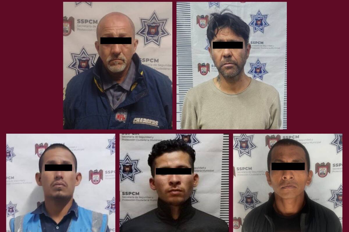 Aprehenden a cinco prófugos de la justicia en Tijuana