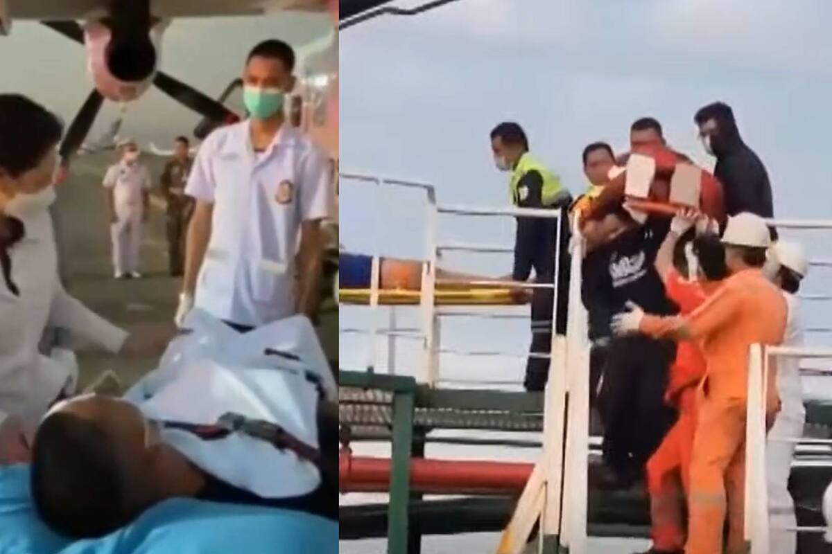 31 marineros desaparecidos tras el hundimiento de un buque de guerra tailandés en mar embravecido