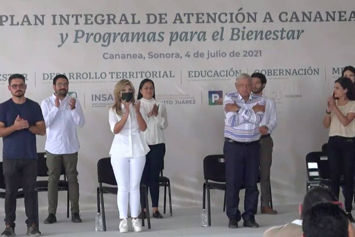 Sigue el evento de AMLO en Sonora: Plan Integral de atención a Cananea