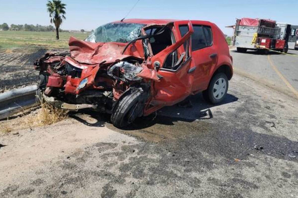 Muere hombre en choque