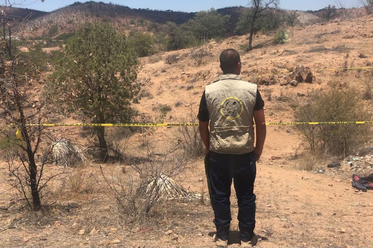 Colectivo encuentra una osamenta dentro del casco urbano de la ciudad de Nogales
