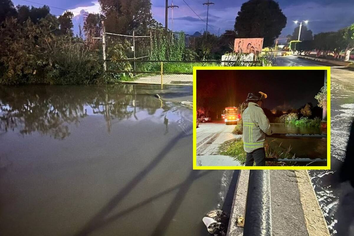 ¿Por qué se desbordó canal de aguas negras en Tula, Hidalgo?