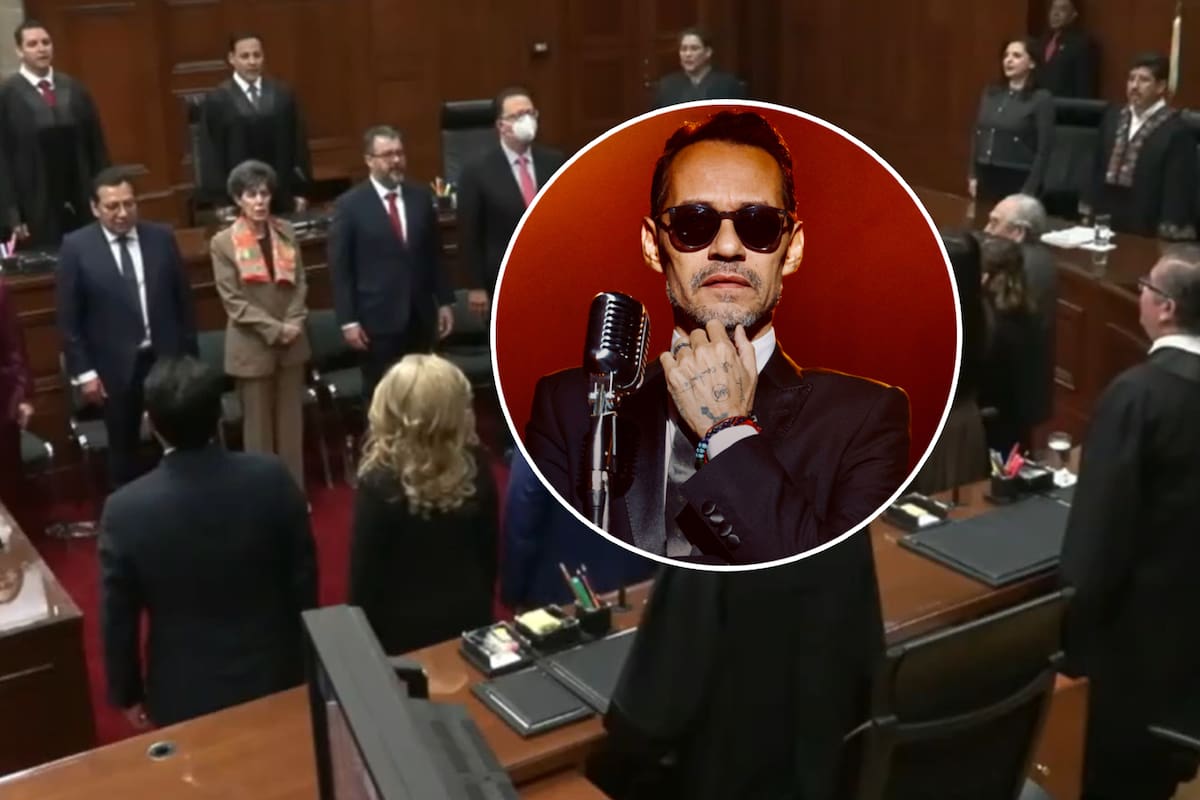 ¡Marc Anthony se cuela en la Suprema Corte! Iban a cantar el Himno para cerrar la sesión y ocurre gran ‘oso’