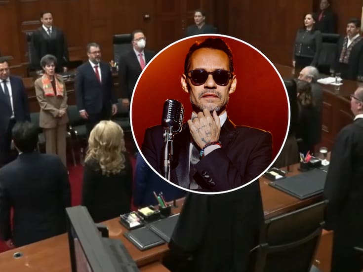 ¡Marc Anthony se cuela en la Suprema Corte! Iban a cantar el Himno para cerrar la sesión y ocurre gran ‘oso’