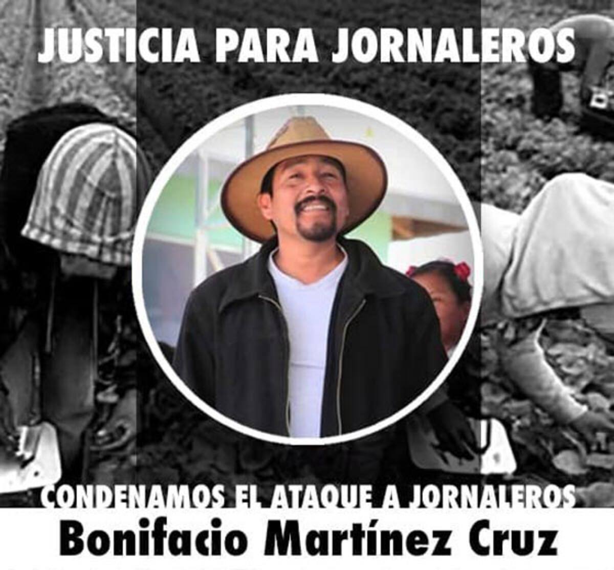 Bonifacio Martínez Cruz, dirigente de la comunidad Triqui de San Quintín.