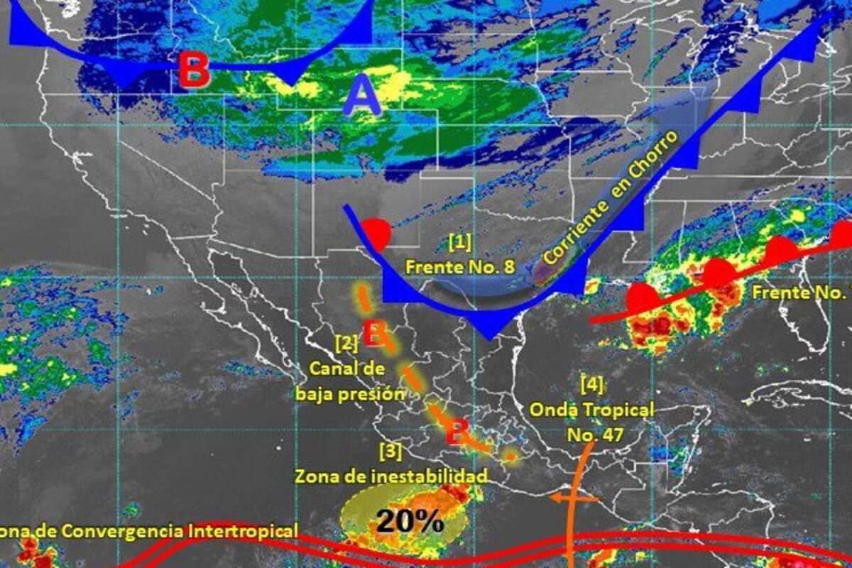 Clima: Alertan de formación de ciclón en el Pacífico; prevén fuertes vientos para Sonora