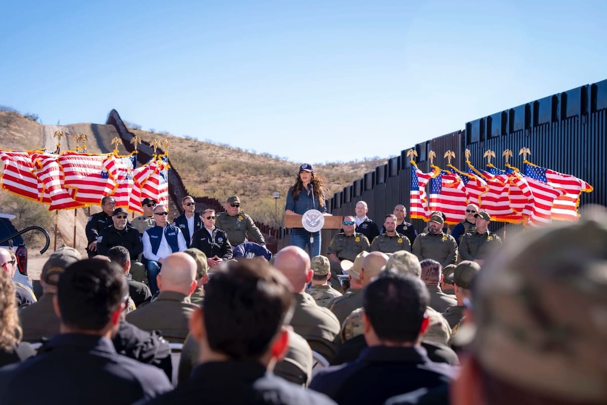 Kristi Noem destaca “resultados históricos” en seguridad fronteriza durante evento en Nogales