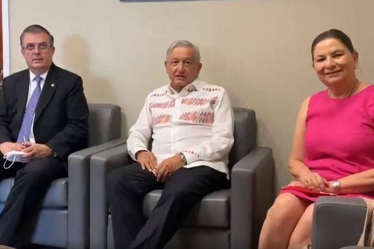 "Vamos de regreso a nuestro querido México": AMLO desde aeropuerto de Washington