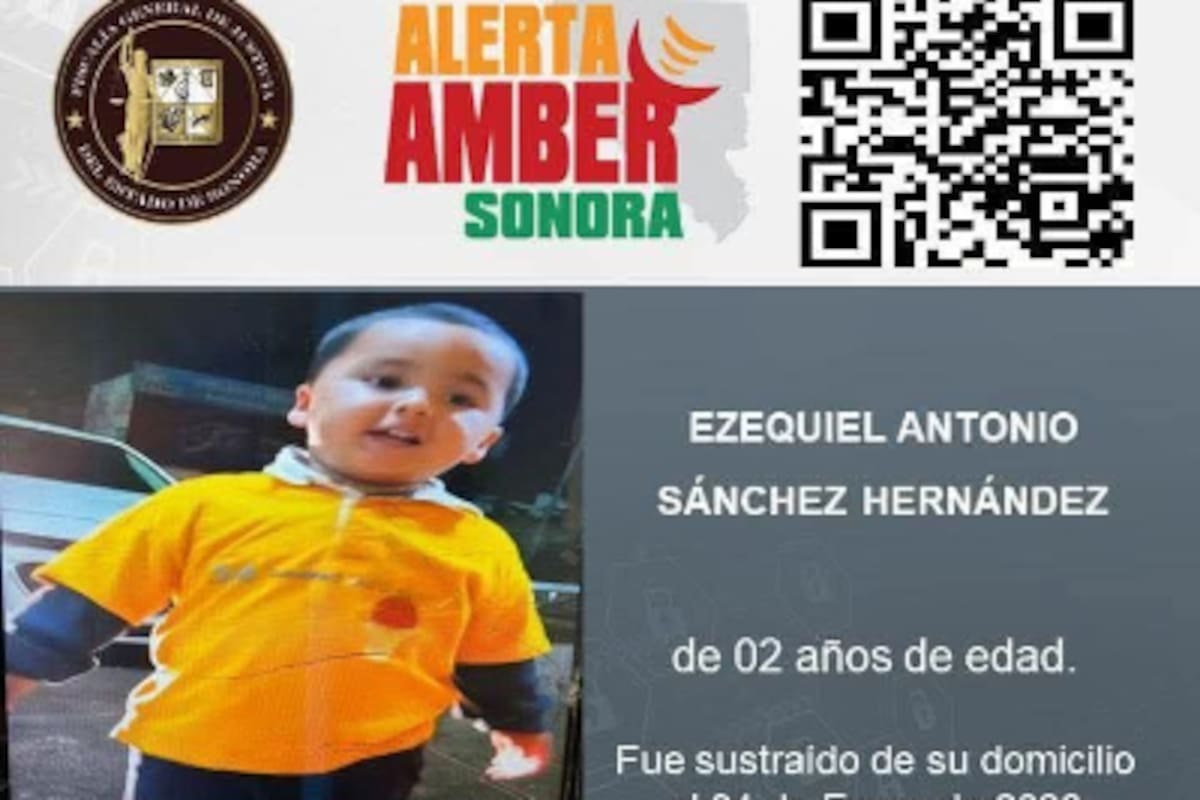 Madre de menor sustraído debe presentarse ante la Fiscalía pese a Alerta Amber activa
