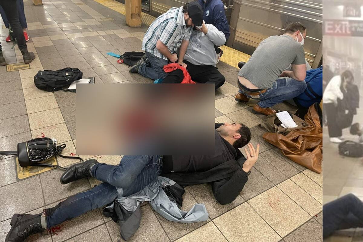Tiroteo en el metro de Brooklyn, Nueva York deja 5 heridos