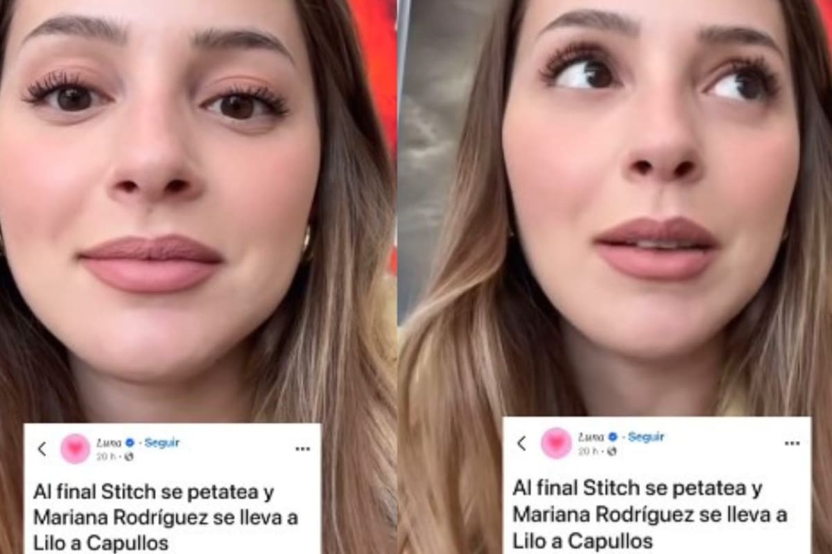 Mariana Rodríguez reacciona a los memes que la asocian con el final de “Lilo & Stitch”