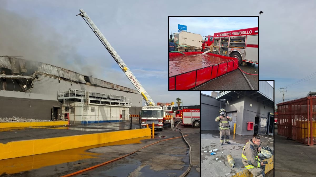 “Desplegamos personal de turno y descanso”: Sindicato de Bomberos explica cómo enfrentaron el incendio en Sam’s Club