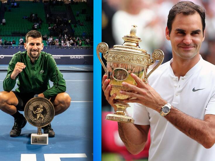 ¿A cuántos títulos está Novak Djokovic de alcanzar a Roger Federer?