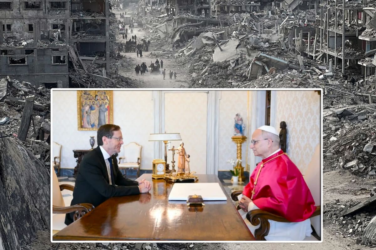 El Papa León XIII abordó la “trágica situación en Gaza” en su encuentro con el presidente israelí