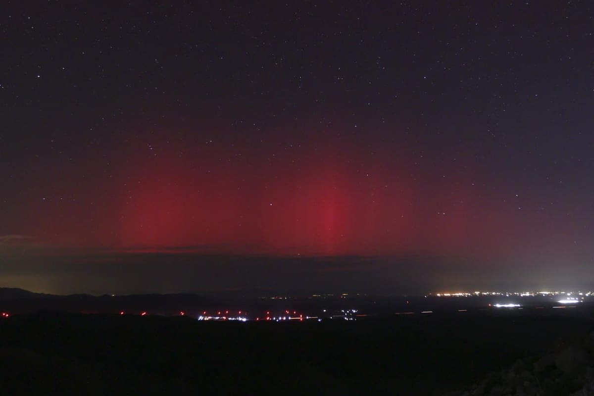 ¿Podrías ver la aurora boreal desde Mexicali?