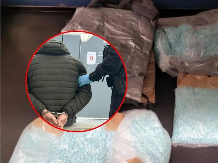 Detenido con 57 mil píldoras de fentanilo atadas al cuerpo en garita de Nogales