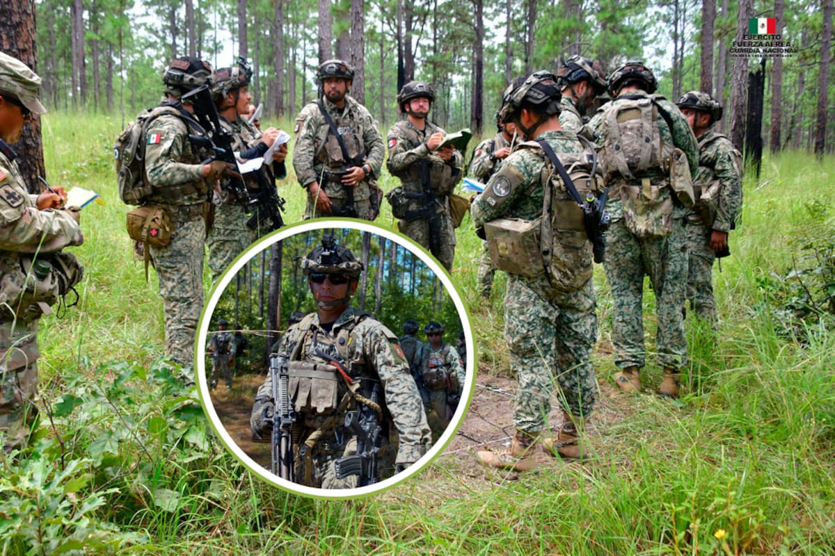 México envió 518 militares del Batallón Anáhuac a Luisiana para entrenar con la 82nd Airborne Division de Estados Unidos en operaciones de asalto aéreo, combate a gran escala y fuego real durante casi un mes
