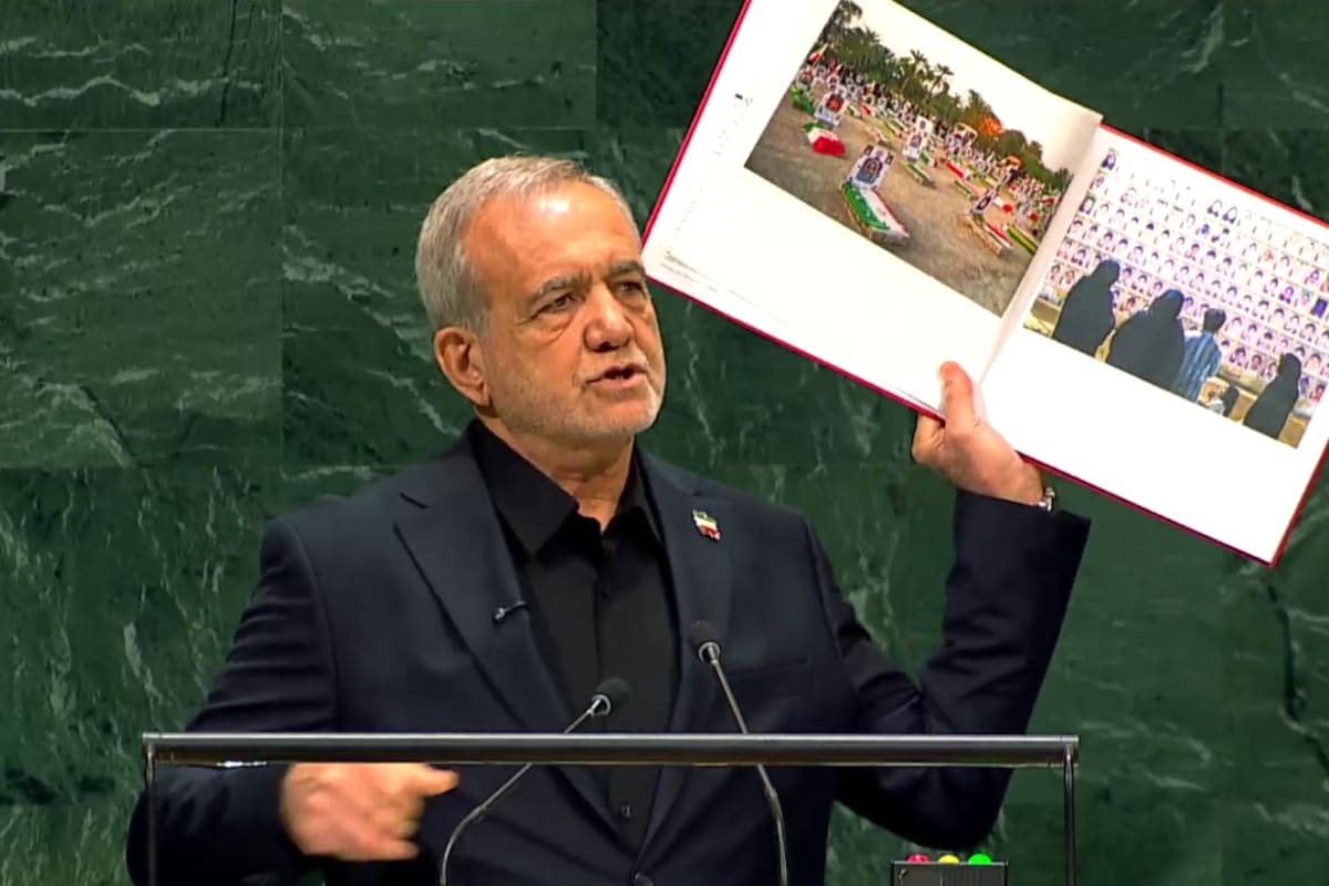 “Irán debe ser poderoso para evitar ser amenazado”: El presidente iraní responde a Trump en la ONU y afirma que su país ha sido víctima del terrorismo y que nunca inclinará la cabeza ante Estados Unidos