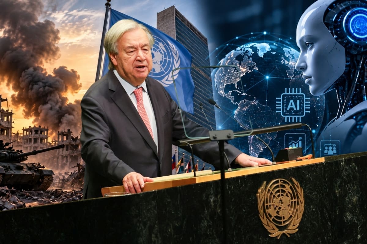 António Guterres advierte sobre los riesgos de la IA, exige frenar las guerras y plantea reformar la ONU antes de dejar el cargo en diciembre