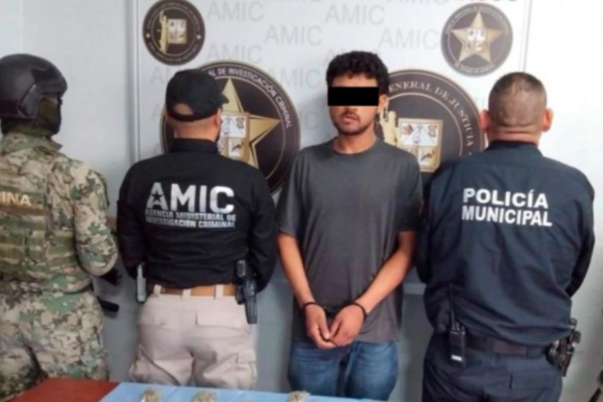 Aseguran crystal, mariguana y cocaína en cateo realizado en Puerto Peñasco; hay un detenido