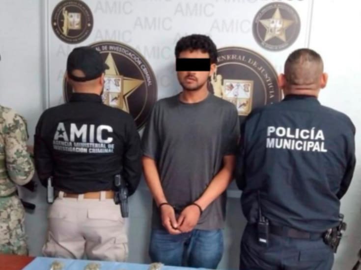 Aseguran crystal, mariguana y cocaína en cateo realizado en Puerto Peñasco; hay un detenido
