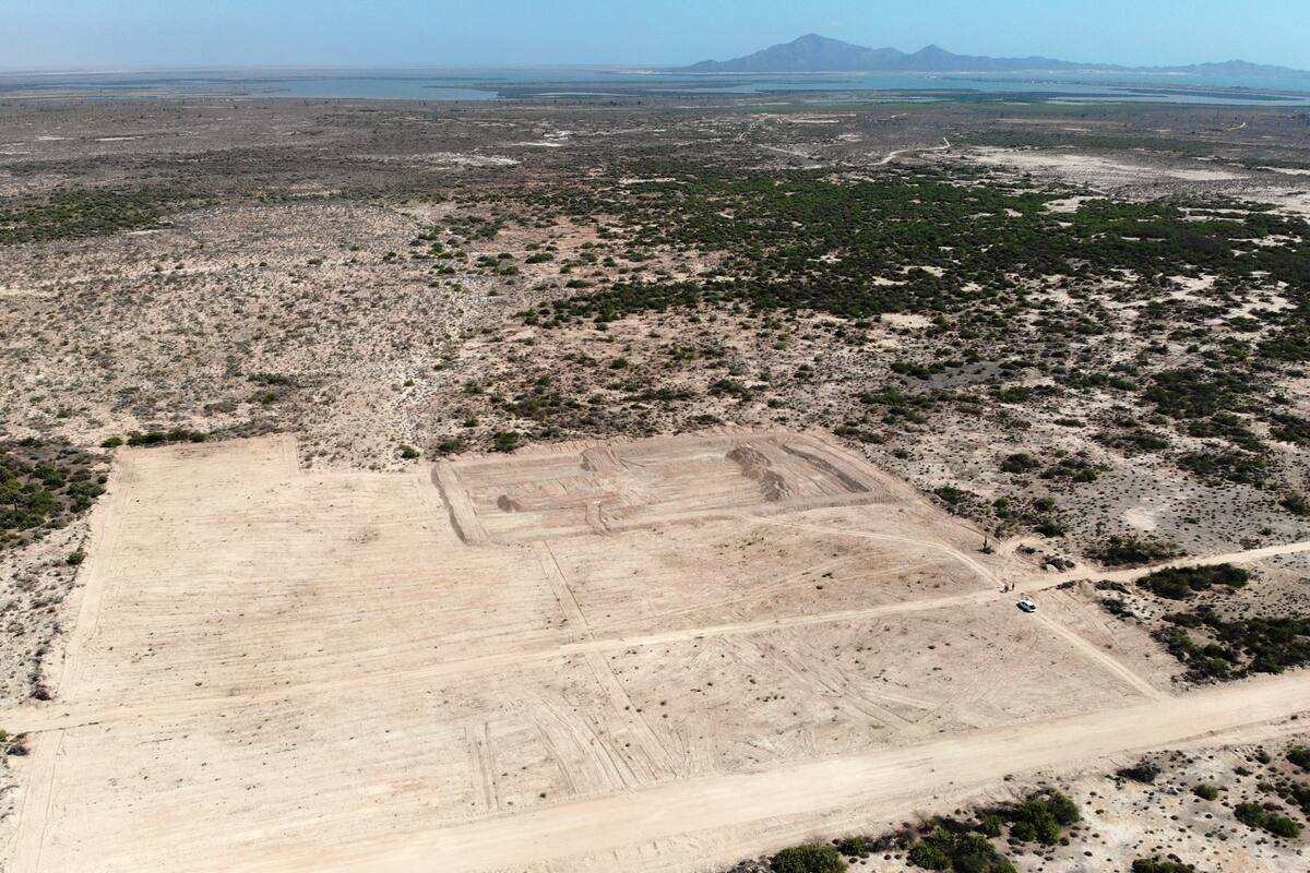 Retrasan protestas obra de drenaje en Bahía de Kino