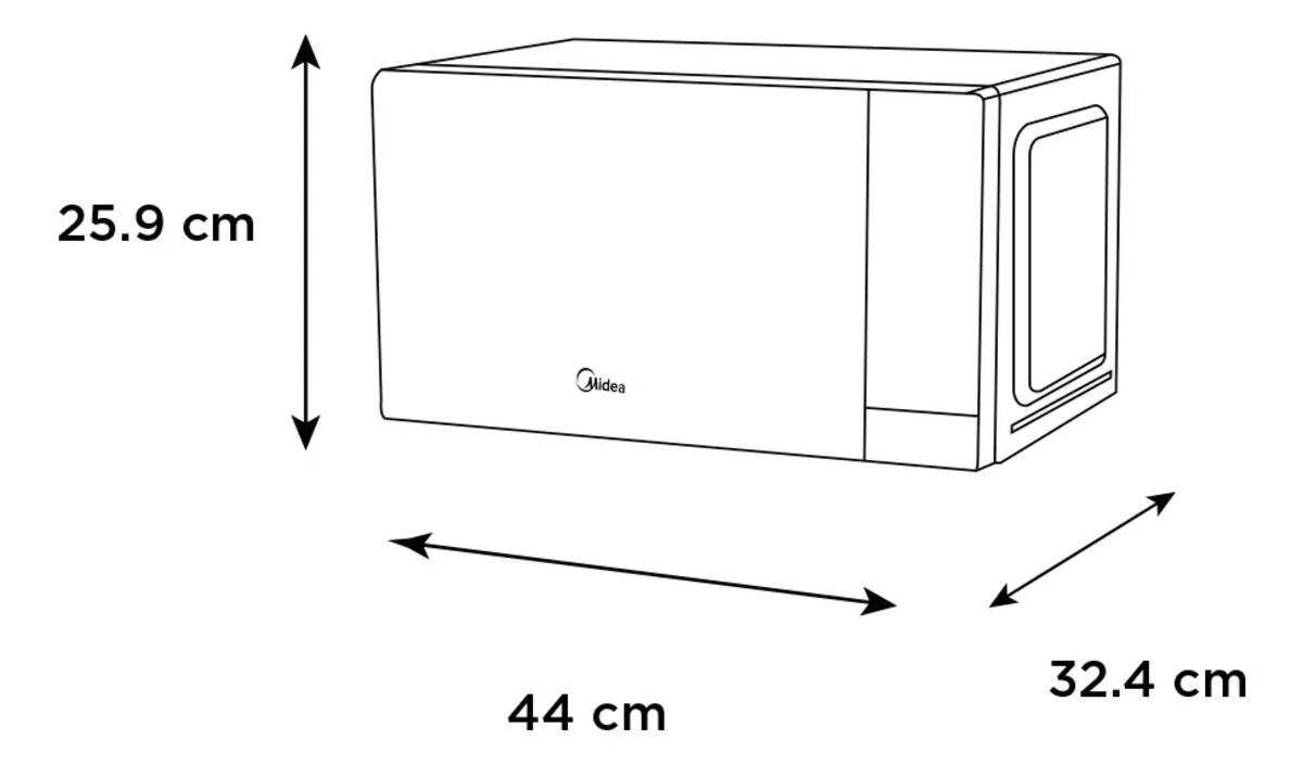 Horno de microondas Midea Gourmet | Mercado Libre