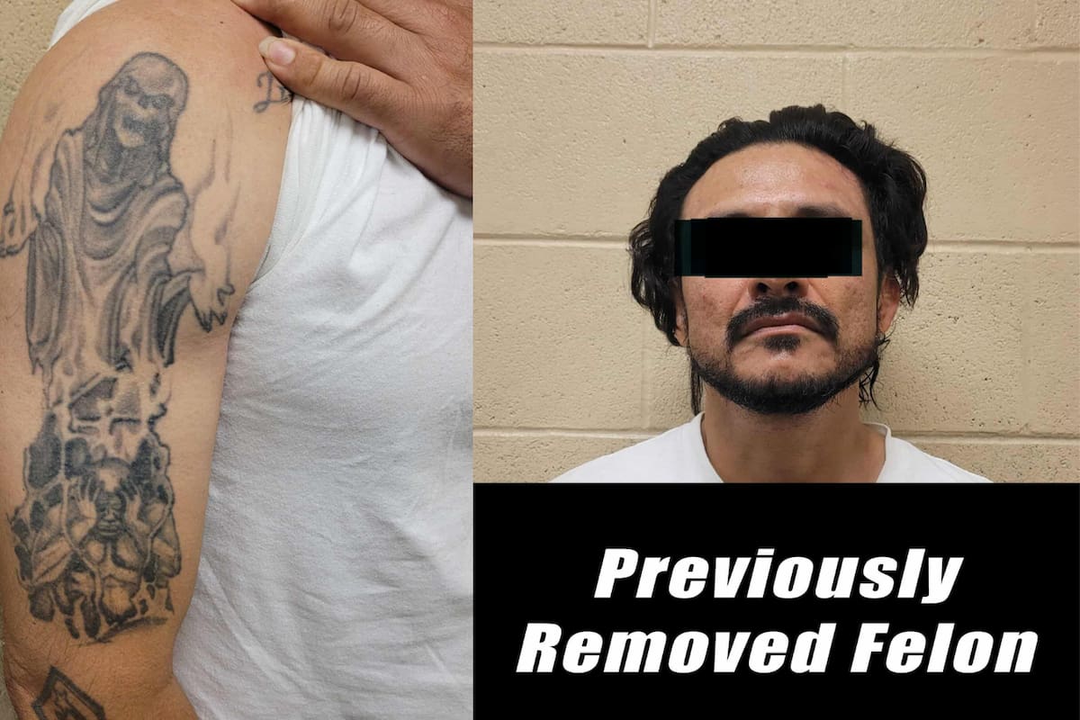 Agentes fronterizos detienen a inmigrante pandillero con amplio historial criminal