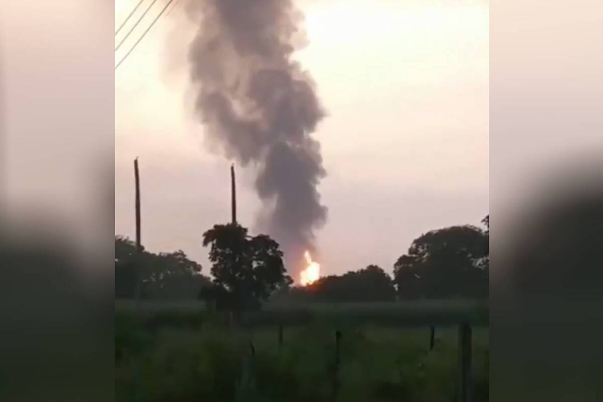 Al menos tres heridos tras la explosión de un ducto de gas de Pemex al sur de Veracruz